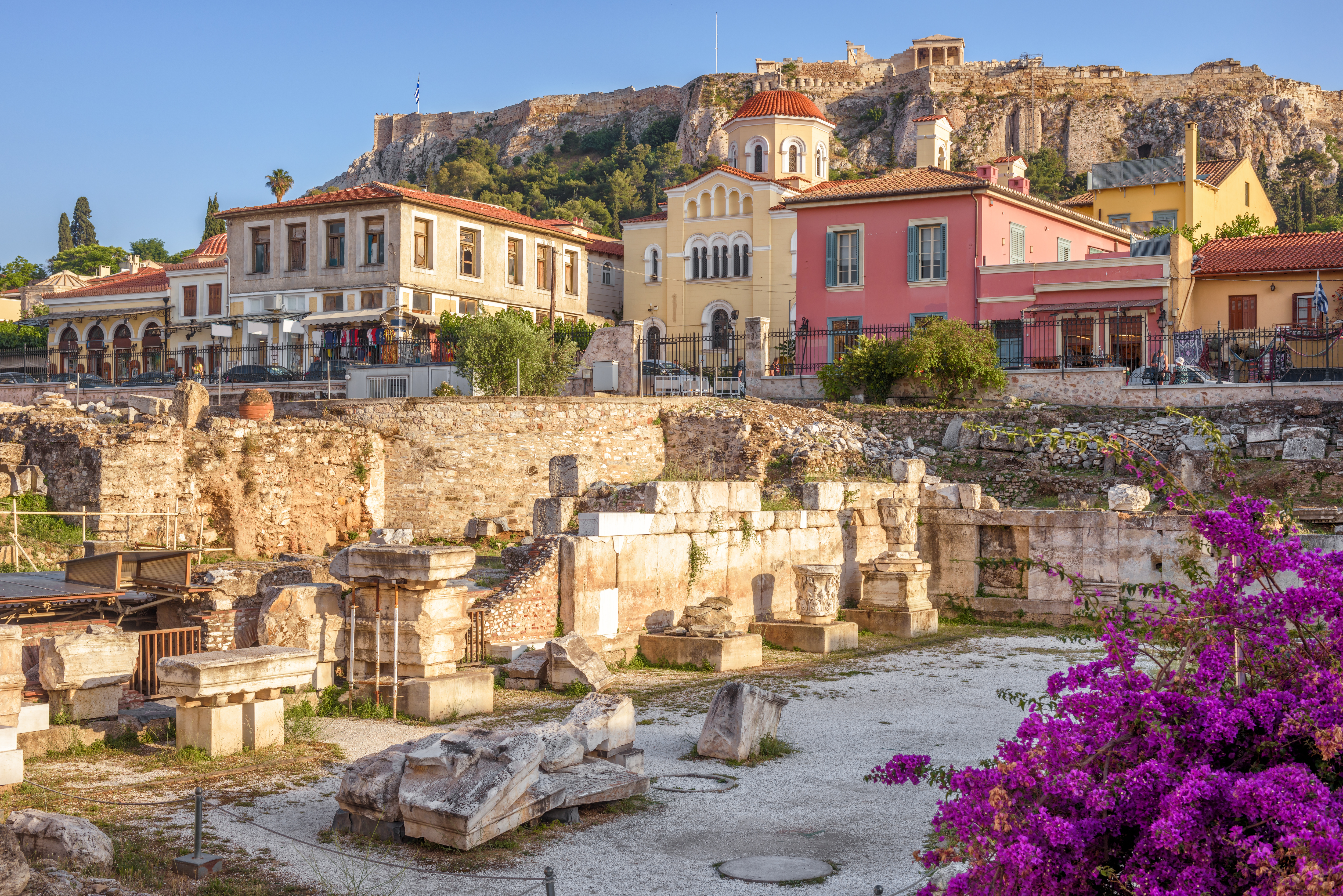 Athens city centre blends remnants of thousands of years of history with the elegant touch of modern times