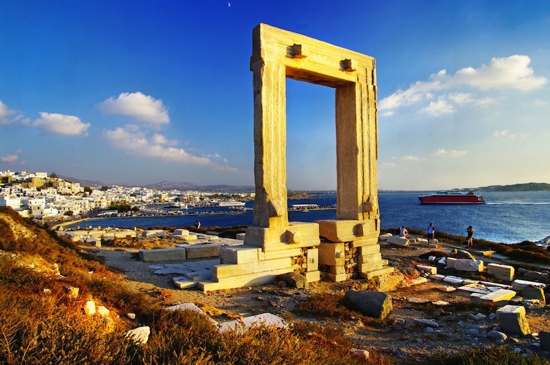 The Door in Naxos, perfect place to watch the sunset