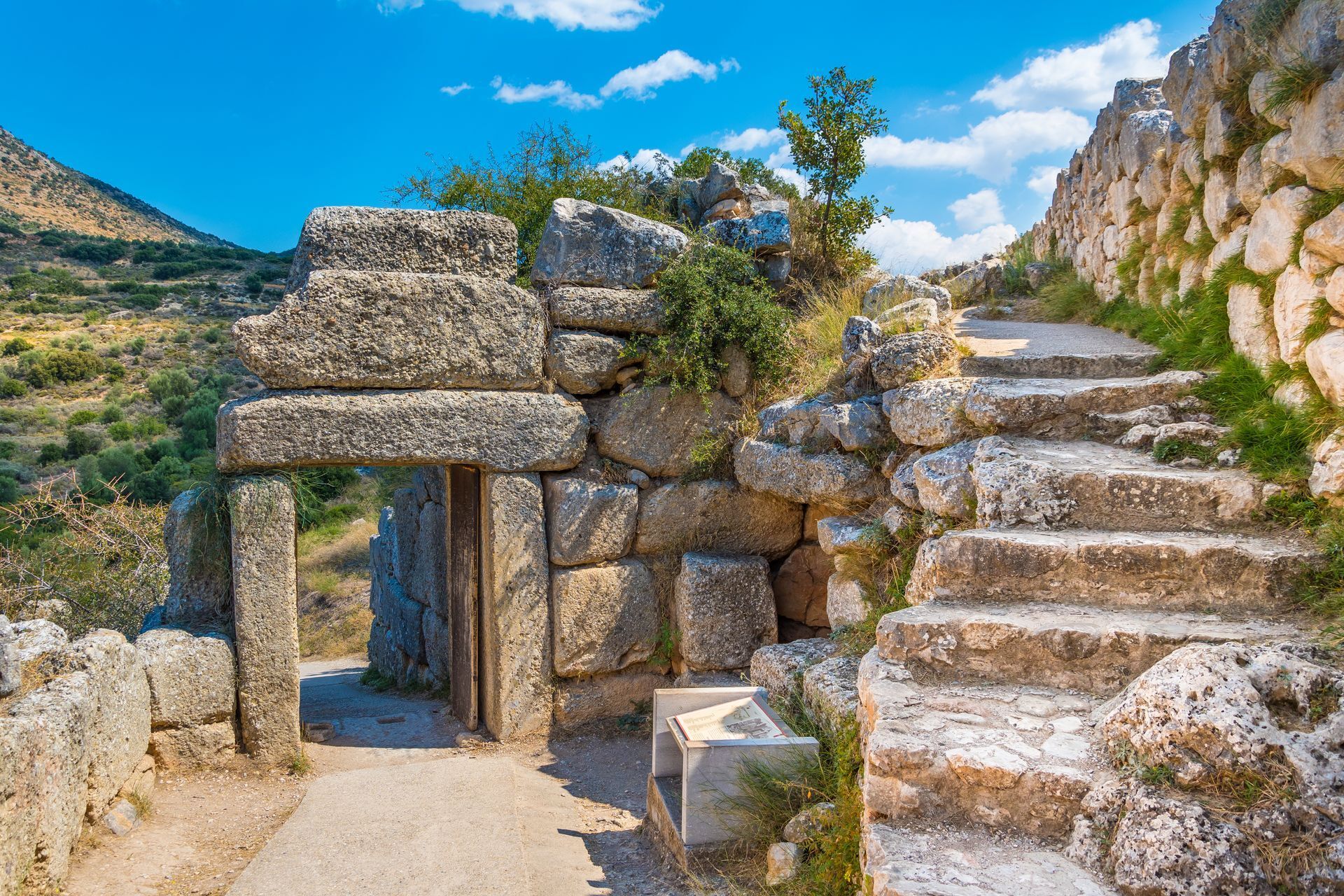  The Lion Gate in Mycenae is the oldest known example of monumental sculpture in Europe.